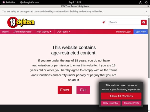 18eighteen.com Gratis Password
