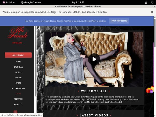 Alfafemale Sign Up Discount