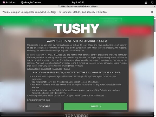 Com Tushy Register