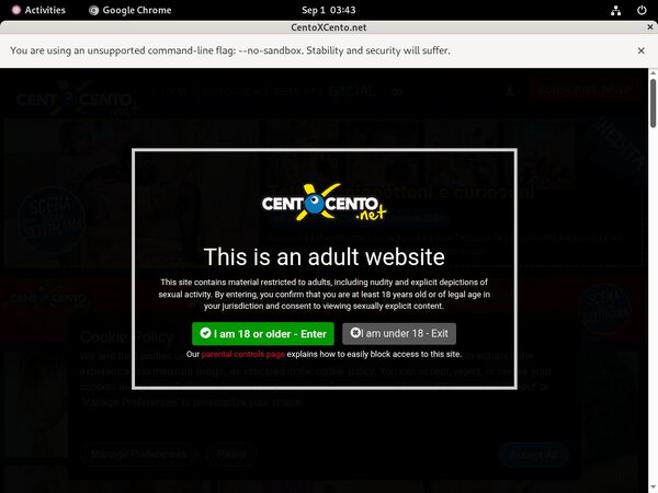 Discount Cento X Cento Coupon