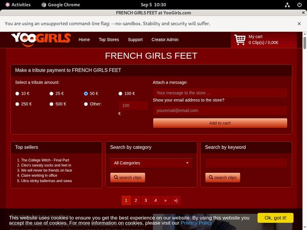 FRENCH GIRLS FEET Users