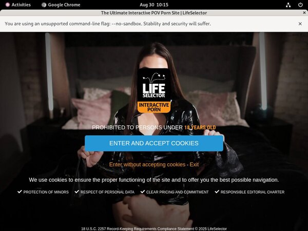 Life Selector Signup Form
