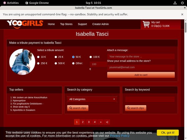 Logins For Isabella Tasci