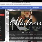 MistressOnline Checkout Page