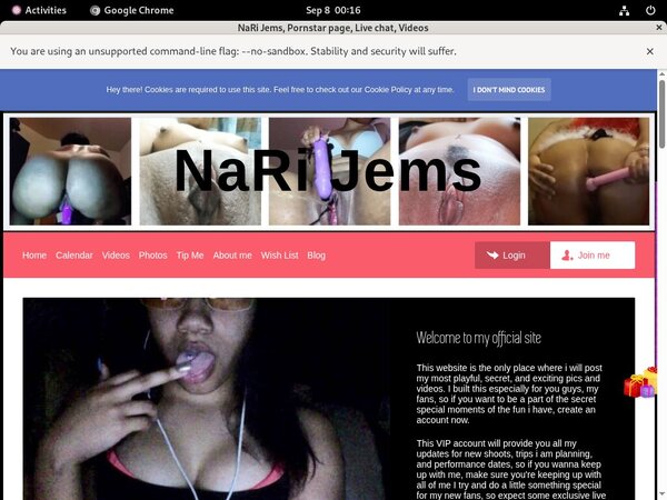 NaRiJems Paypal Option