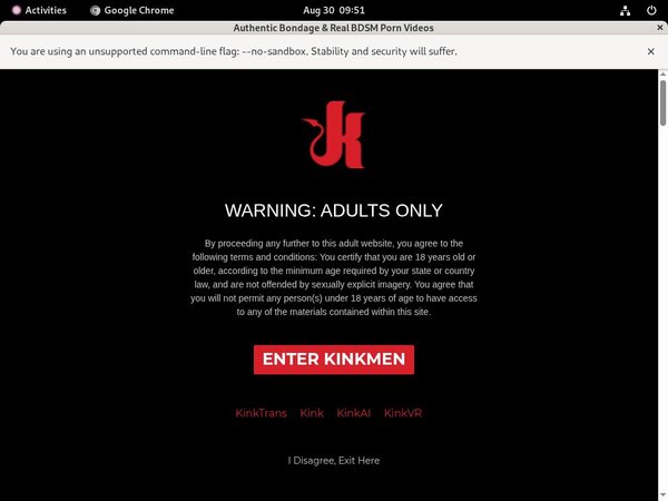 New Free Kink Men Accounts