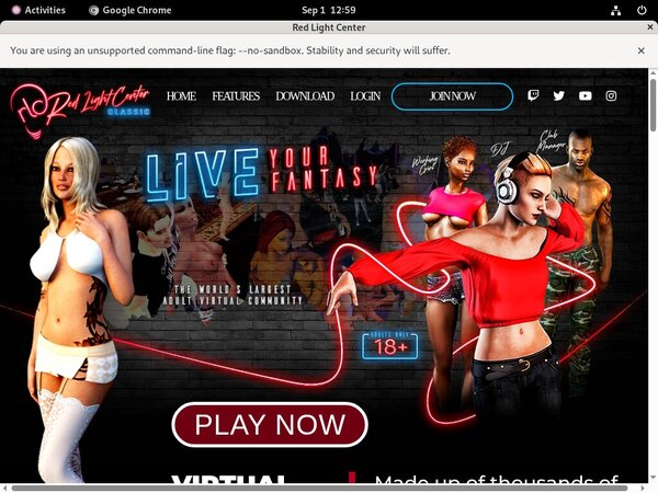 Premium Accounts Free Redlightcenter
