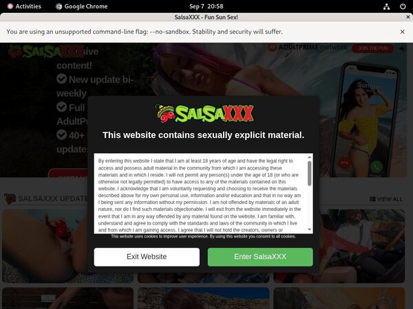 Salsa XXX Pricing