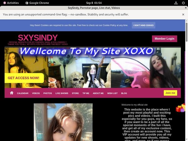 SxySindy Paysite Discounts