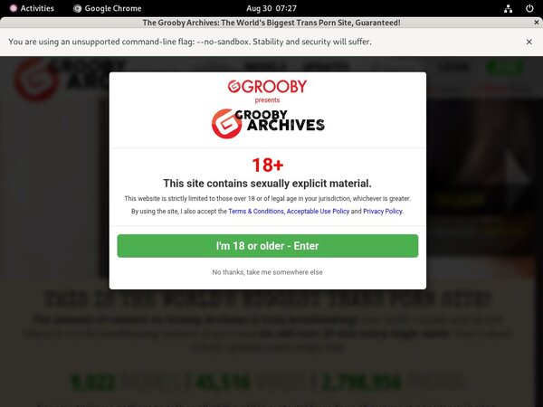 The Grooby Archives Using Paypal