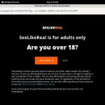 Try Sexlikereal Free