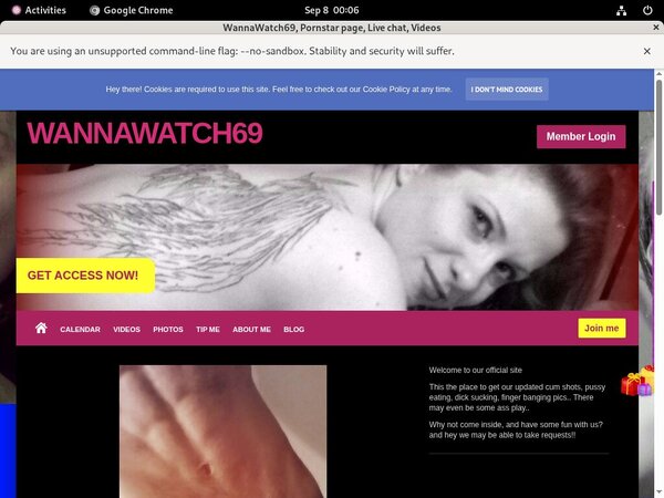 Wannawatch69.modelcentro.com Account Password