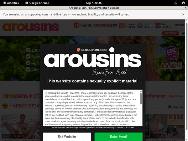 Working Arousins Pass
