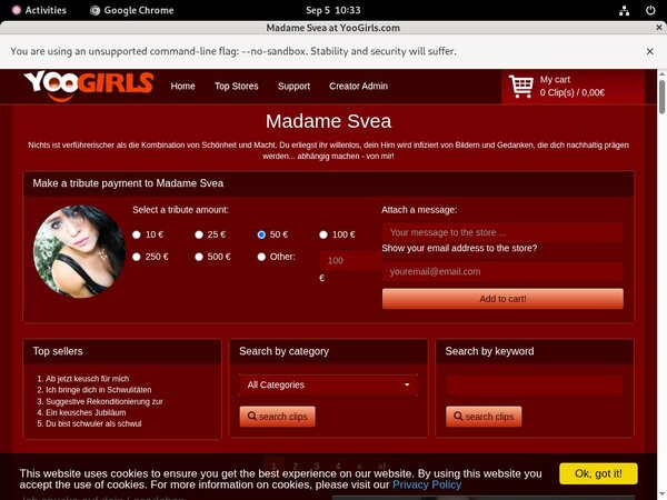 Yoogirls.com One Time Discount