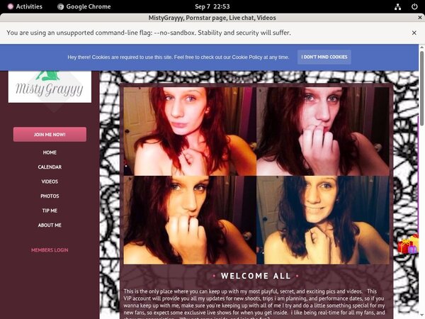 Mistygrayyy.modelcentro.com Freies Konto