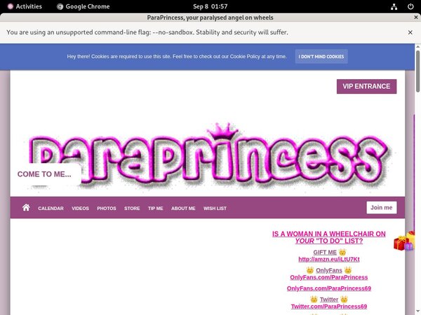 Discounted Paraprincess.com Membership